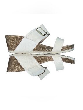 YOKONO Suede Wedge Sandals Size 9